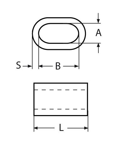 Pressklemme Edelstahl Laenge- 5 – 42 mm V4A- Verkauf in VPE-66-64-411.8470