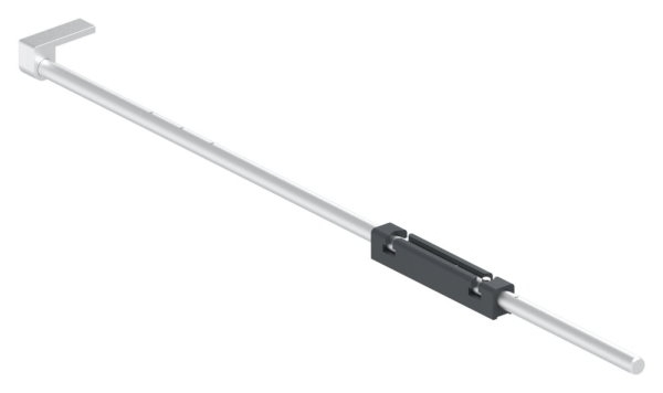 Bodenriegel XL mit Laenge 1000mm- zum Anschrauben- RAL 7016-88-1156711-ALU.7016