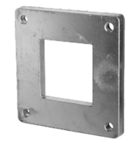 Aufschweissplatte Aluminium 200x200 mm fuer Pfosten 100x100 mm roh 20 mm-89-11FGBP200X20001N-A.4