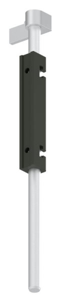 Bodenriegel mit Laenge 490mm- zum Anschrauben- RAL 6009 tannengruen-88-1156710-ALU.6009