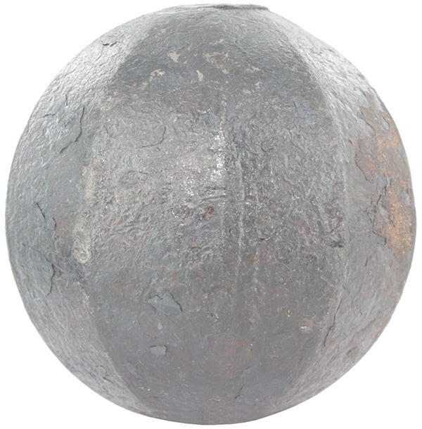 Massivkugel Ø 60 mm - abgehaemmert - Stahl S235JR- roh-30-2728.8