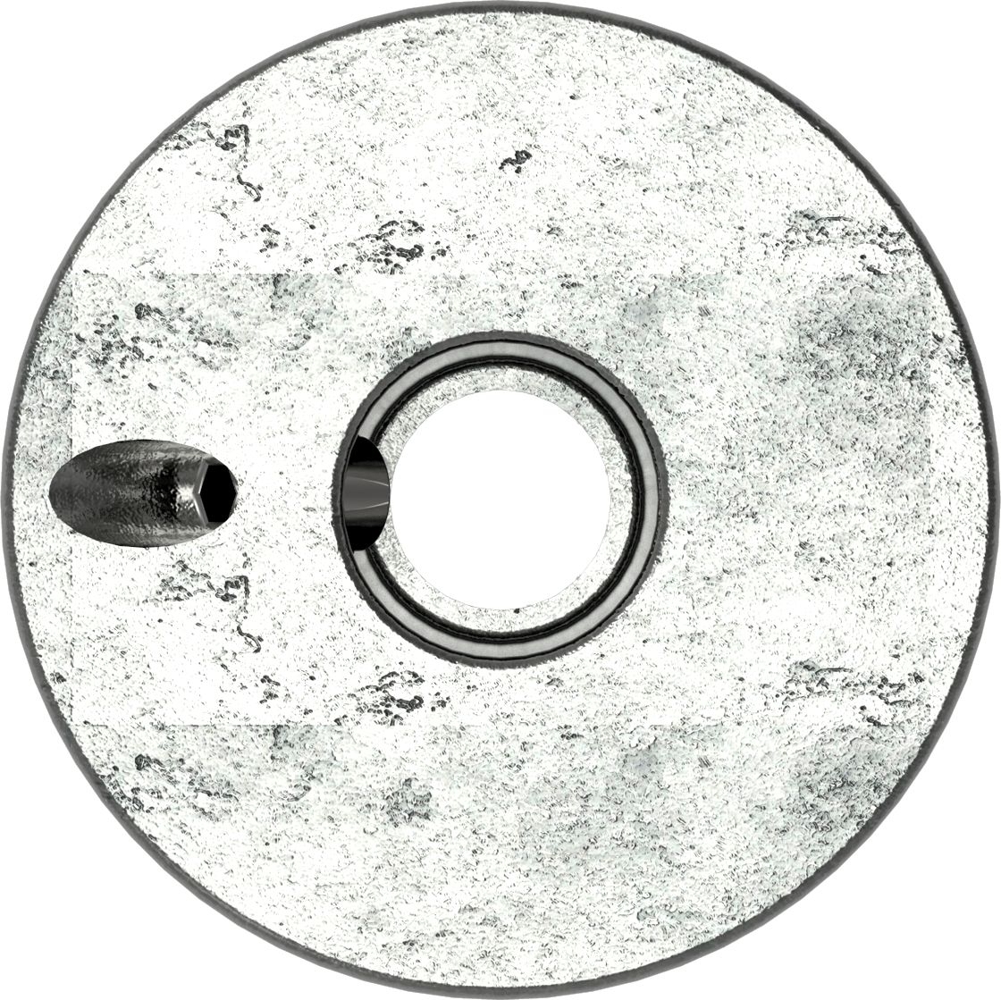 Rohrverbinder - Bodenhuelse - 134D48 - 48-3 mm - 1 1-2- - Feuerverzinkt u. Elektrogalvanisiert-134D48