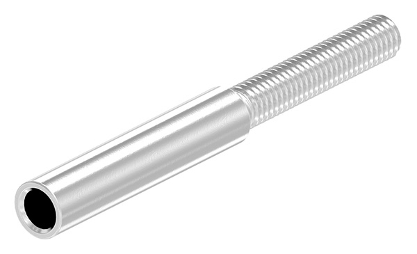 Gewindeterminal mit Aussengewinde - Rechtsgewinde - Fuer Seil von Ø 5 mm -V2A-11-2962.4
