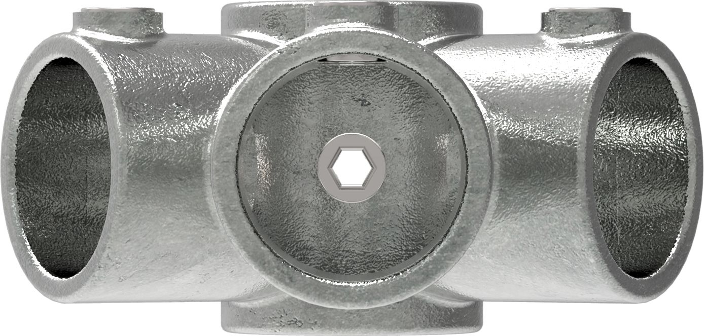 Rohrverbinder - Firststueck 27-5° - 191A27 - 26-9 mm - 3-4- - Feuerverzinkt u. Elektrogalvanisiert-191A27
