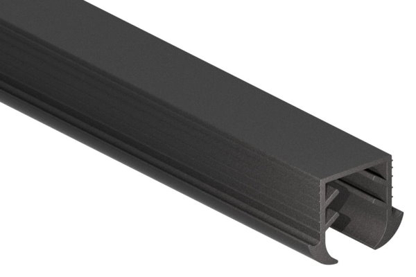Gummieinlage - fuer Glas- 11-52-13-52 mm - fuer Nut- 24x24 mm - Laenge- 3000 mm - Kautschuk-12-2051.0
