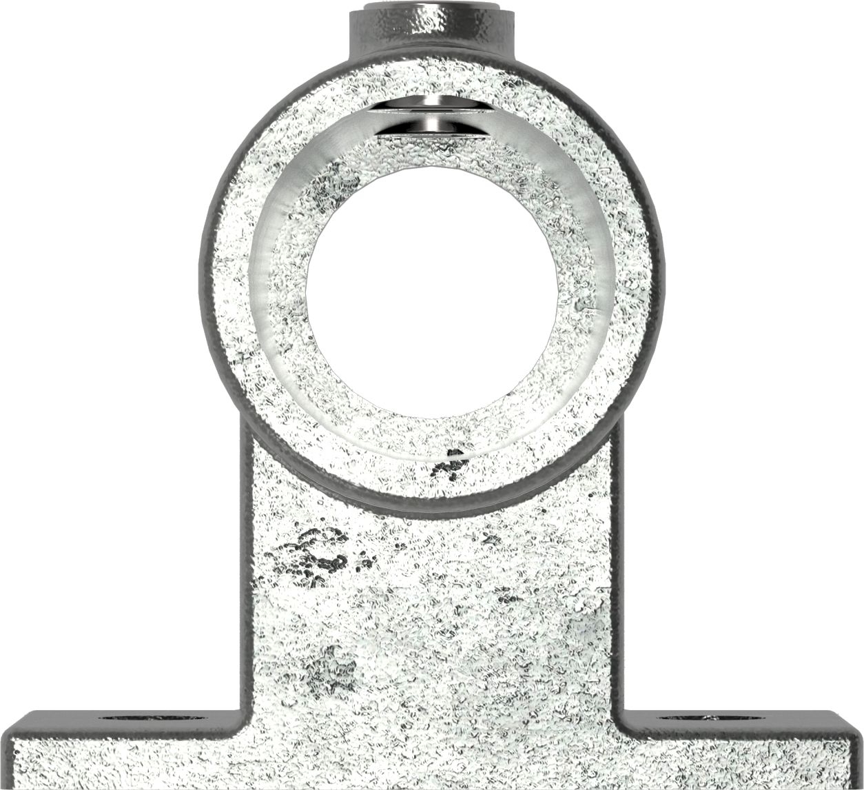 Rohrverbinder - Wandhalter Platte horizontal - 145D48 - 48-3 mm - 1 1-2- - Feuerverzinkt u. Elektrogalvanisiert-145D48