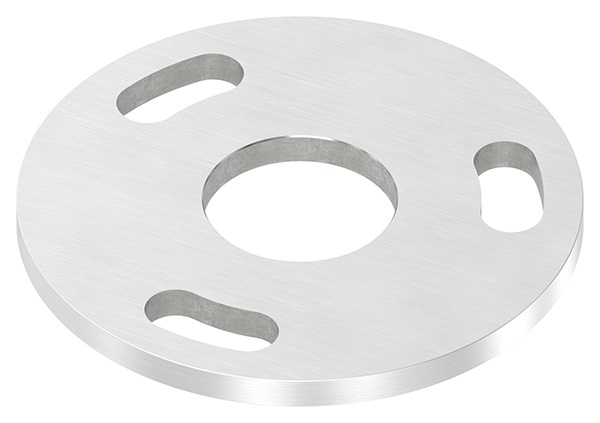 Ankerplatte Masse- Ø 100x6 mm Mittelbohrung- Ø 34 mm V2A-11-2276.4