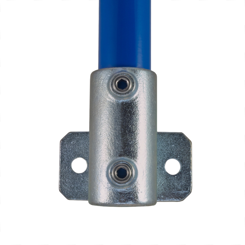 Rohrverbinder Wandhalter massiv Ø 48-3 mm -1 1-2- - Temperguss verzinkt - 245D48-245D48