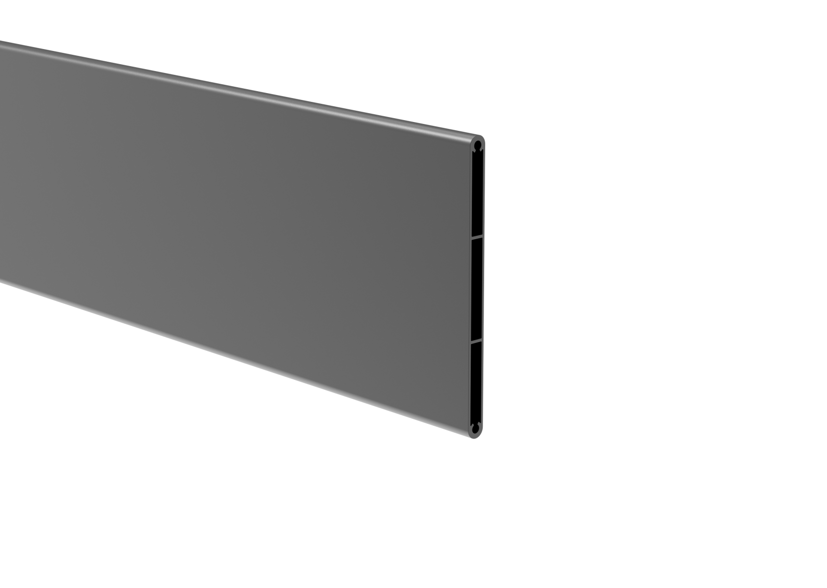 Zaunlamelle Aluminium 8x120x2000 mm Anthrazit RAL7016 pulverbeschichtet-89.FGL8X1202000R7016