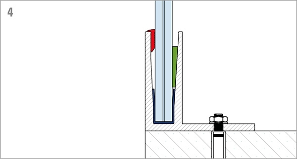 Alu-Profil - KOMPAKT - Laenge- 6000 mm - seitliche Montage - Aluminium-12-2213.6