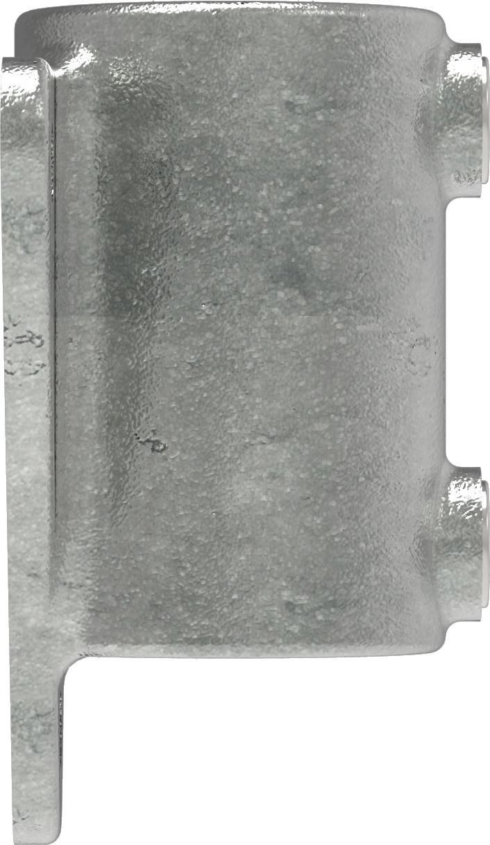 Rohrverbinder - Wandhalter Dreieckflansch - 146B34 - 33-7 mm - 1- - Feuerverzinkt u. Elektrogalvanisiert-146B34