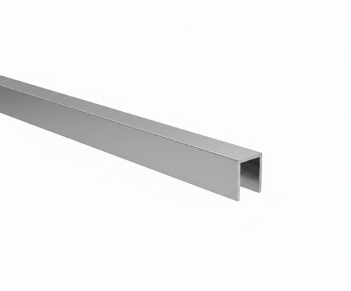 U-Profil Aluminium 17 x 20 x 1-5 mm fuer 8 mm Glas eloxiert L=6000 mm-89.GSALZP1720SE
