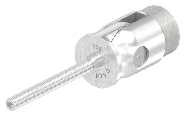 Wandhalter V2A fuer Rohr Ø 42-4 x 2-0 mm mit Gelenk zum Einbetonieren-88-1156259-320.42
