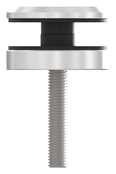 Glaspunkthalter Ø 50 mm- V2A- Anschluss- Flach- Bis 21-52 mm Klemmbereich- mit AbP-10-5210.4