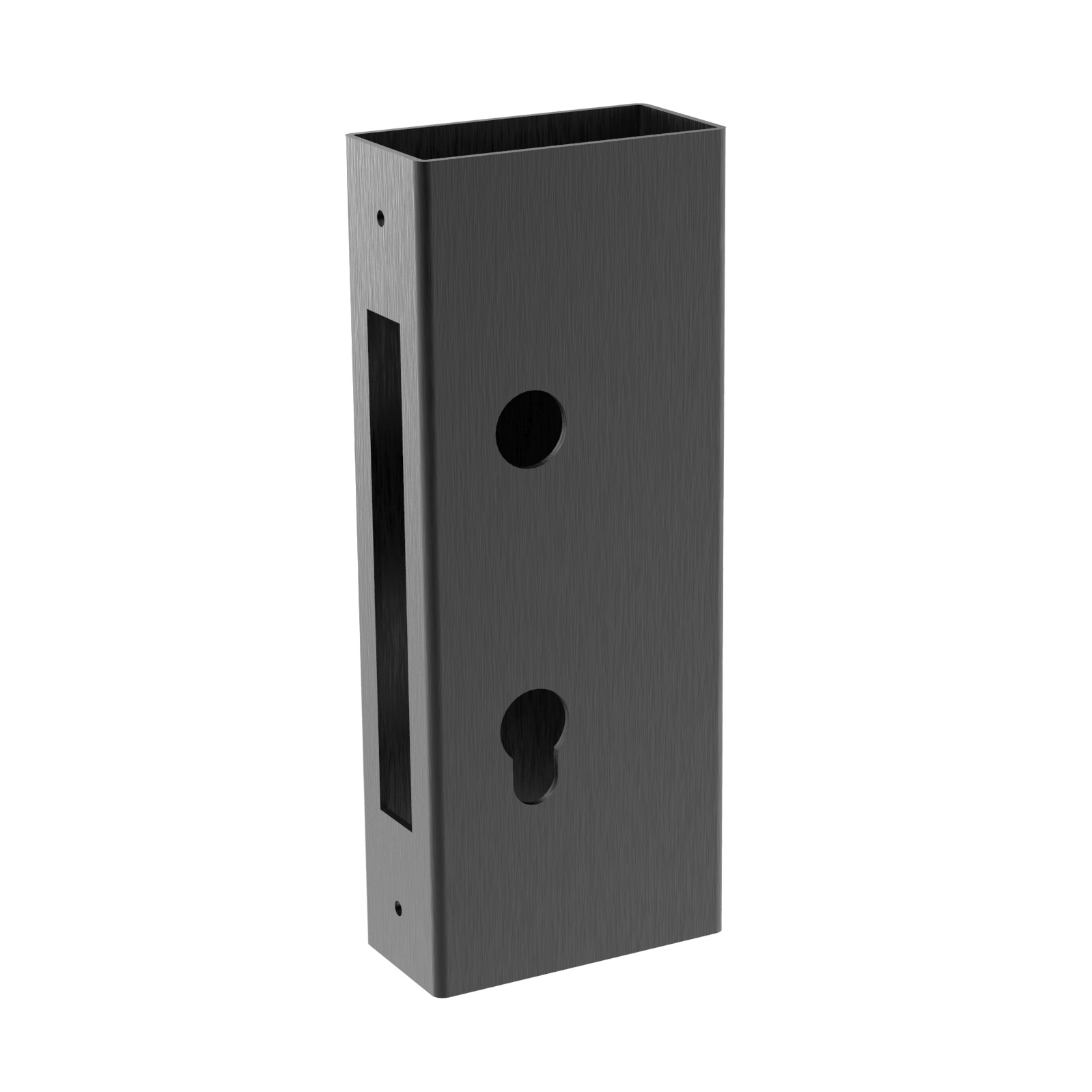 Schlosskasten Stahl 60x40 mm fr Einsteckschloss H-36-30A roh-89-11H3630K-A.4