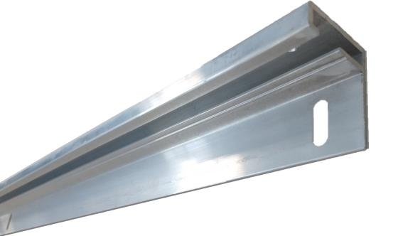 Montagekonsole fuer Nylon-Zahnstange Aluminium roh L = 3000 mm-89-11H01PVCALK-A.4