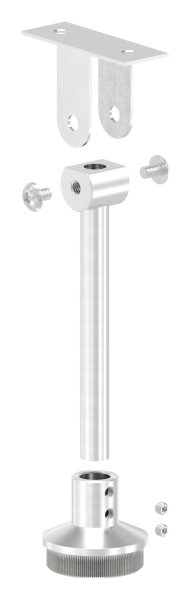 Rohrabschlussstopfen V2A Ø 42-4 mm fuer LED Handlauf mit Stift-88-1160490.240
