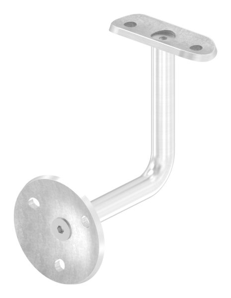 Handlaufhalter mit Ronde 58x4 mm und Halteplatte fuer Ø 42-4 mm V2A-11-2036.4
