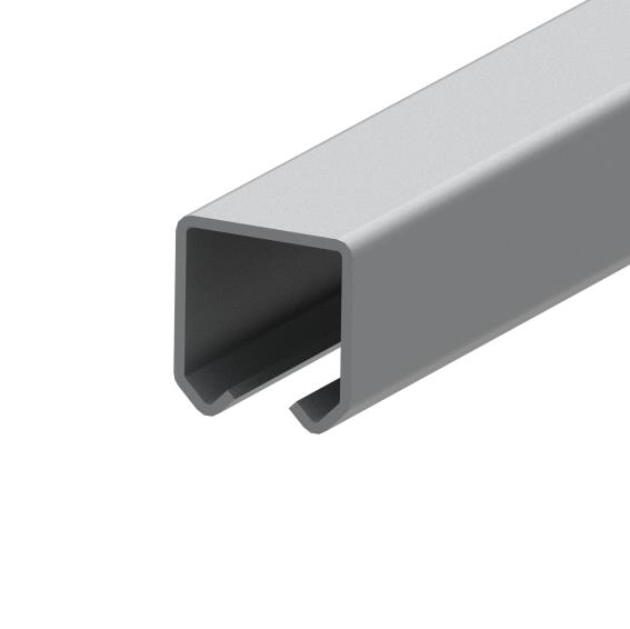 Laufschiene Stahl verzinkt 57 x 67 x 3-0 mm L=6000 mm-89-11H1857X67ZN6000-A.4