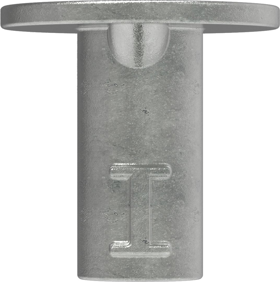 Rohrverbinder - Bodenhuelse - 134D48 - 48-3 mm - 1 1-2- - Feuerverzinkt u. Elektrogalvanisiert-134D48