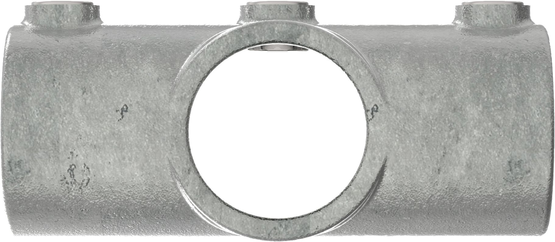 Rohrverbinder Kreuzstueck verstellbar 0-11° Ø 33-7 mm -1- - Temperguss verzinkt - 156B34-156B34