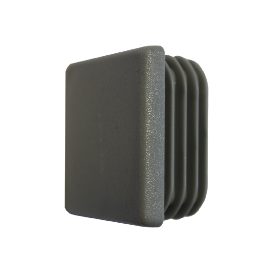 Endkappe PVC 40x40 mm Grau zum Einschlagen-89-11A940X40PVC-A.4