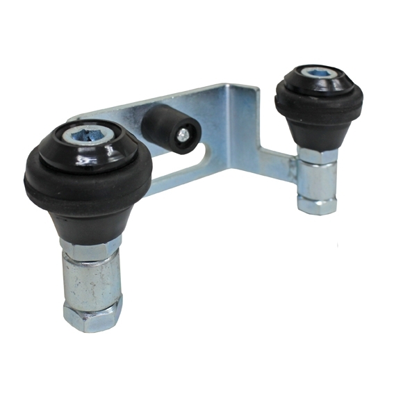 Obere Torfhrung Stahl verzinkt fr 80 mm Profil mit 2 Fhrungsrollen-89-11H3780P-A.4