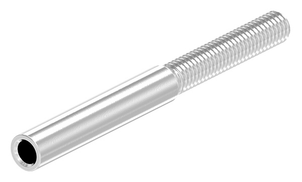 Gewindeterminal mit Aussengewinde - Linksgewinde - Fuer Seil von Ø 4 mm -V2A-11-2966.4
