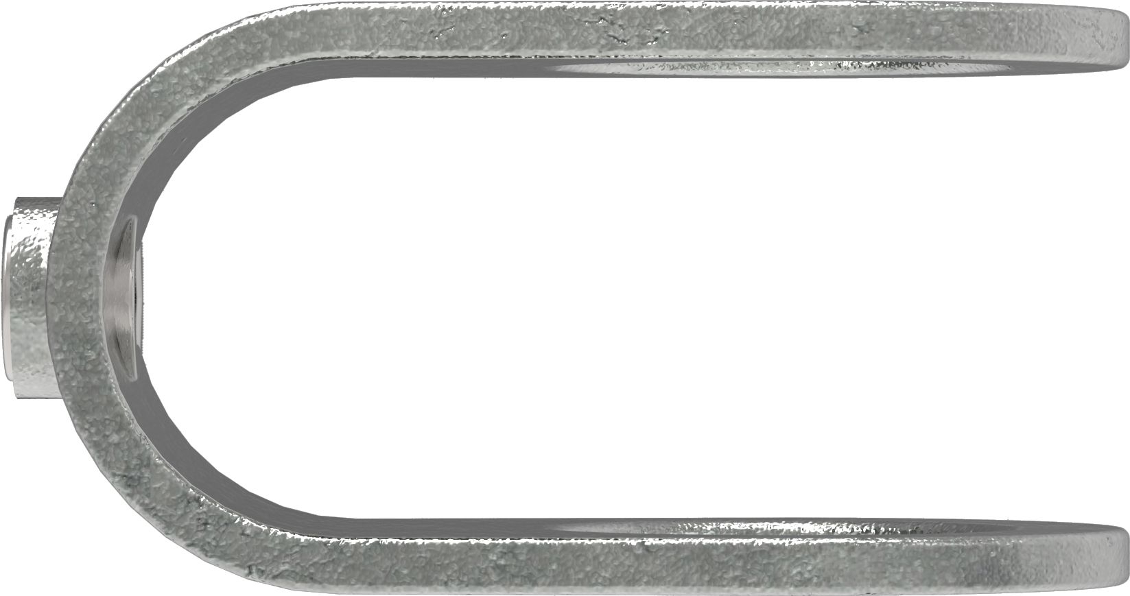 Rohrverbinder Kreuzstueck offen Ø 60-3 mm -2- - Temperguss verzinkt - 160E60-160E60