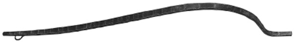 Bauchstab - Laenge- 945 mm - Material- 13x13 mm - Stahl S235JR- roh-30-1177.8