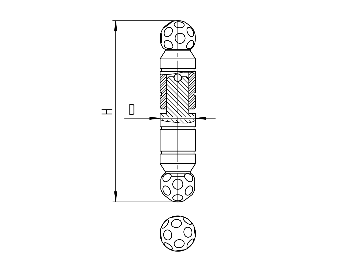 Anschweissband verziert Stahl roh Ø 20 mm L=100 mm fuer 60 kg Tore-89-11D447100-A.4