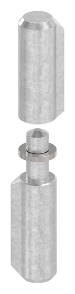 Anschweissband Edelstahl V2A L = 60 mm Aussen-Ø 10 mm Bolzen-Ø 6 mm mit festem Stift-88-1156510-240.60