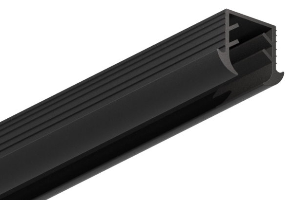 Keildichtung EPDM fuer Glas 11-52–13-52 mm Nut 24x24 mm L = 6 m-88-1160361-GU.6M