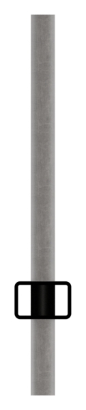 Rechteckrohr 30 x 20 x 2mm- gelocht fuer Ø 12mm mit Abstand Mitte-Mitte 120mm- Laenge 3m-88-1169900.120