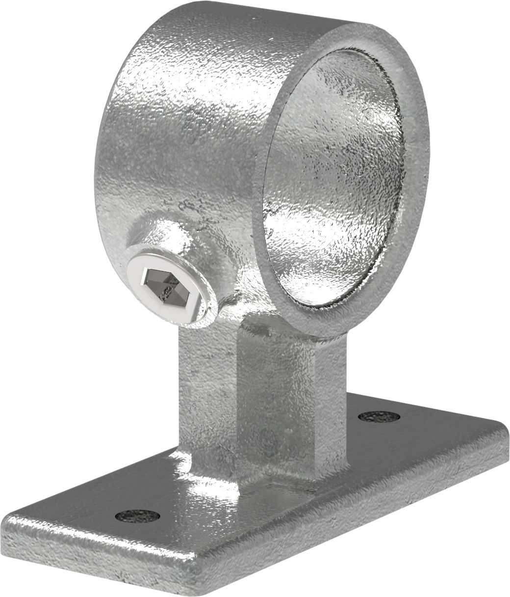Rohrverbinder - Handlaufhalterung - 143C42 - 42-4 mm - 1 1-4- - Feuerverzinkt u. Elektrogalvanisiert-143C42