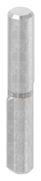 Anschweissband Edelstahl V2A L 80 mm Ø 12 mm Bolzen Ø 7 mm festem Stift geschliffen Korn 240-88-1156510-240.80