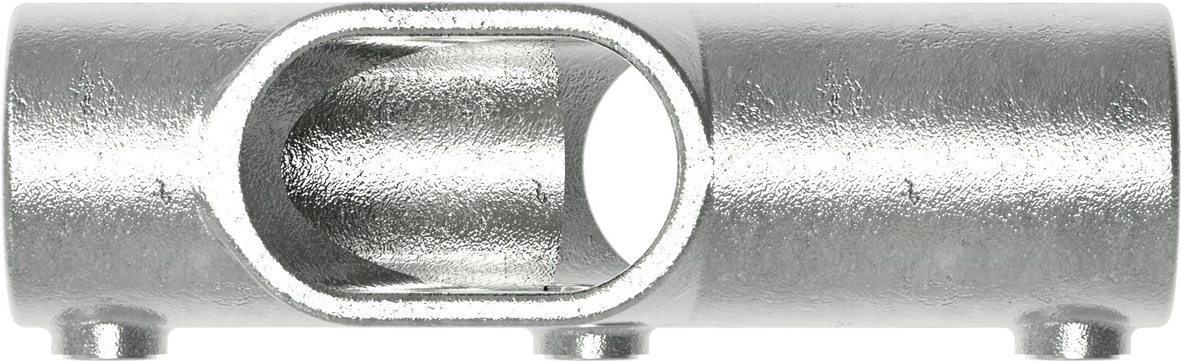 Rohrverbinder T-Stueck 11-29° Ø 48-3 mm -1 1-2- - Temperguss verzinkt - 256D48-256D48