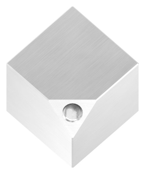 Wuerfel 40x40 mm Vollmaterial mit Gewinde M8 V2A-11-2591.4