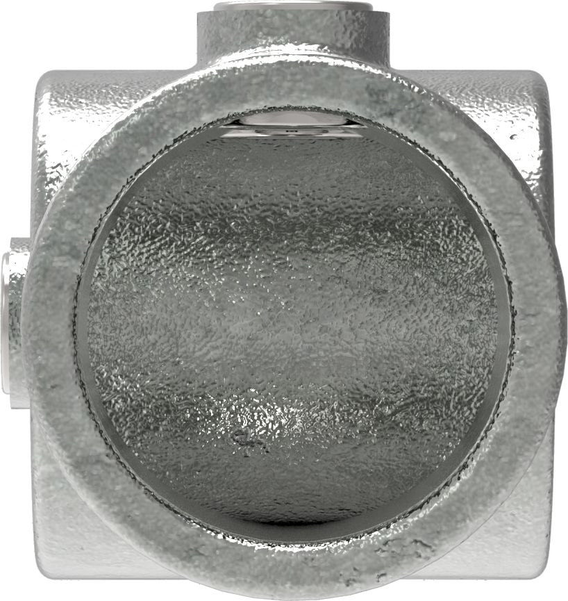 Rohrverbinder - Kreuz-T-Stueck kombiniert - 165A27 - 26-9 mm - 3-4- - Feuerverzinkt u. Elektrogalvanisiert-165A27