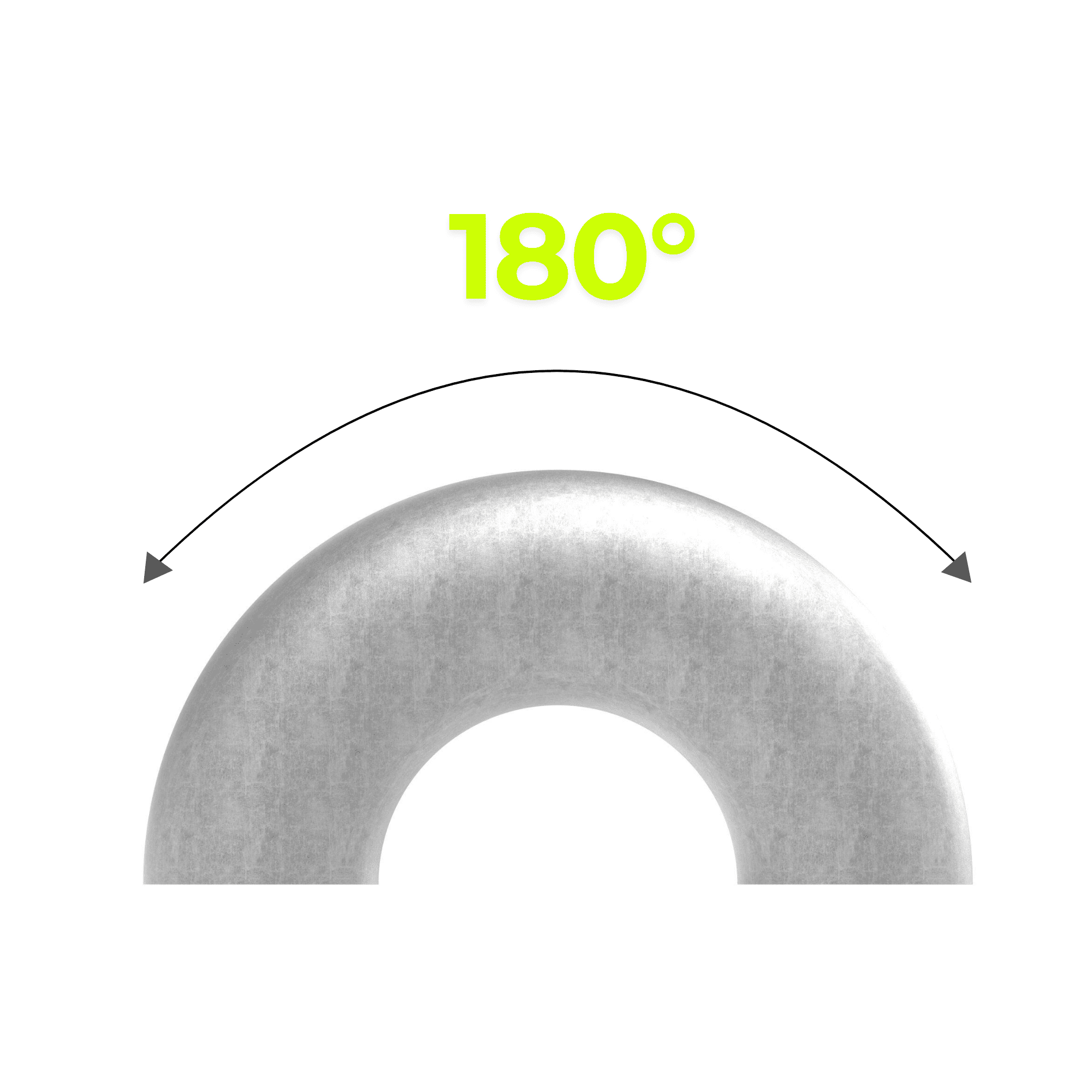 180° Rohrbögen Bauart 3 | Standard Radius