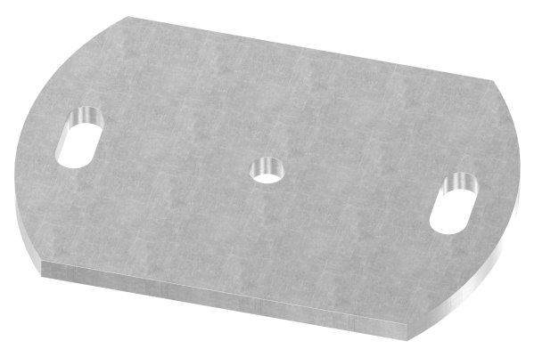 Ankerplatte 170x120x8 mm 3 Bohrungen -  Stahl roh-30-2893.8