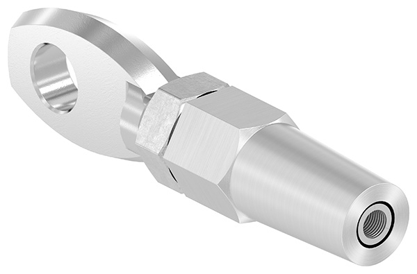 Augenterminal zur Selbstmontage - Fuer Seil Ø 6 mm - V4A-11-2744.1